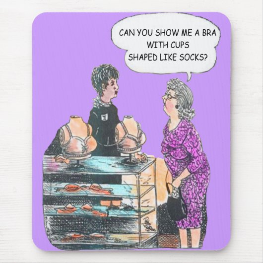 Tapis De Souris Trouver la Bra droite Mousepad (Devant)