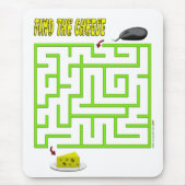 Tapis De Souris Trouvez le Maze Souris au fromage standard (Devant)