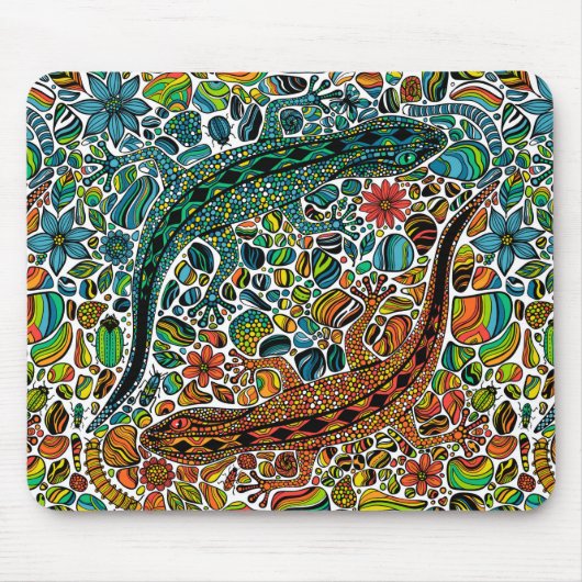 Tapis De Souris Trouvez les geckos (Devant)