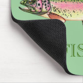 TAPIS DE SOURIS TRUITE ARC-EN-CIEL (Coin)