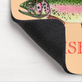 TAPIS DE SOURIS TRUITE ARC-EN-CIEL (Coin)