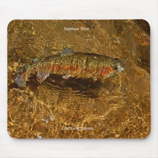 Tapis De Souris Truite arc-en-ciel Mousepad (Devant)