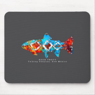 Tapis De Souris Truite de roche canyons parlants T Shirt Nouveau M