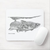 Tapis De Souris Truite de ruisseau (Avec souris)