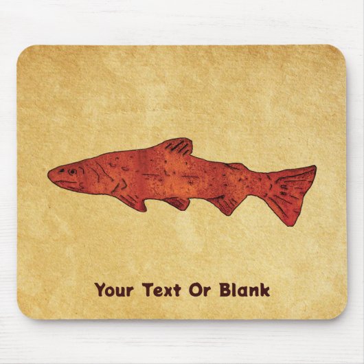 Tapis De Souris Truite rustique (Devant)