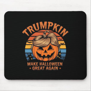 Tapis De Souris Trumkin Drôle Trump Vintage Faire Halloween Grand
