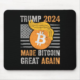 Tapis De Souris Trump 2024 a rendu le Bitcoin grand président