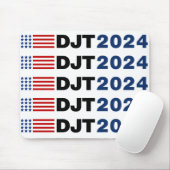 Tapis De Souris Trump 2024 DJT (Avec souris)