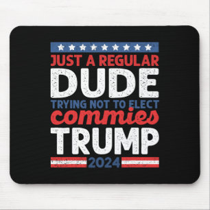 Tapis De Souris Trump 2024 Donald Trump Vance Juste Un Type Ordina