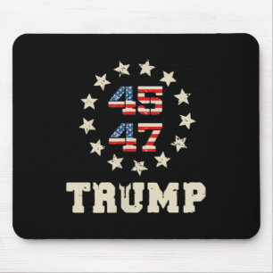 Tapis De Souris Trump 2024 - Drapeau (à l'arrière) Reprendre l'Amé