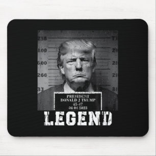 Tapis De Souris Trump 2024 Mugshot Président Legend Take America B