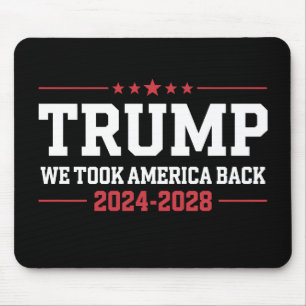 Tapis De Souris Trump 2024 Nous avons ramené l'Amérique 47 États-U