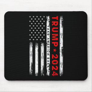 Tapis De Souris Trump 2024 Redonner à l'Amérique le drapeau améric