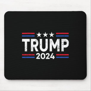 Tapis De Souris Trump 2024 Redonner à l'Amérique le drapeau améric