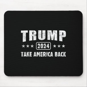 Tapis De Souris Trump 2024 Reprendre l'Amérique 4 juillet Hommes F