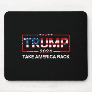 Tapis De Souris Trump 2024 Reprenez l'Amérique Drapeau américain 4