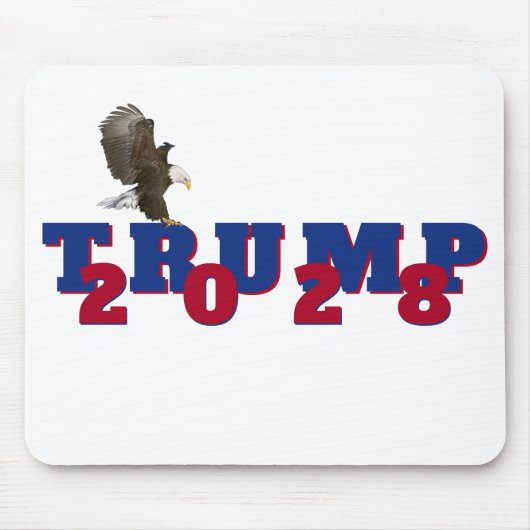 Tapis De Souris Trump 2028 Avec Aigle Bald (Devant)