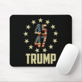 Tapis De Souris Trump 45 47 Mega Potus (Avec souris)