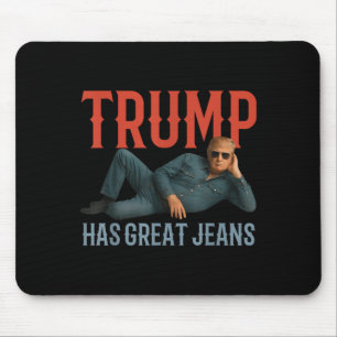 Tapis De Souris Trump A De Grands Jeans Un Mème Politique Drôle