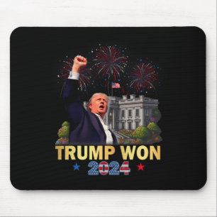 Tapis De Souris Trump A Remporté Le 47E Président De La Maison Bla