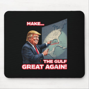 Tapis De Souris Trump Amérique Golfe Mexique Président Trump