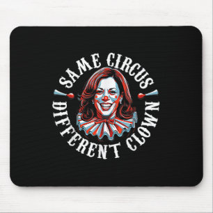 Tapis De Souris Trump Anti Kamala Harris Même Cirque Clown Différe
