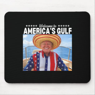 Tapis De Souris Trump Bienvenue dans le Golfe des États-Unis 2