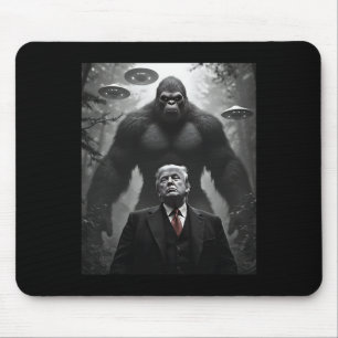 Tapis De Souris Trump Bigfoot Ufo Alien Encounter Visitation Compl