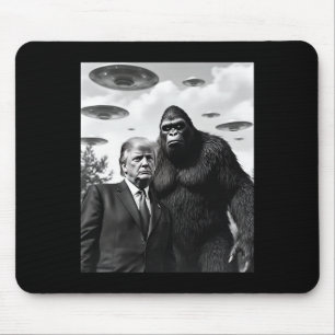 Tapis De Souris Trump Bigfoot Ufo Alien Rencontre Extraterrestre