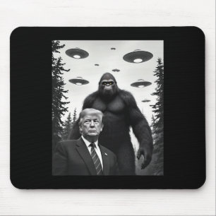 Tapis De Souris Trump Bigfoot Ufo Rencontre Alienne Extraterrestre