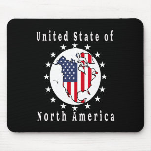 Tapis De Souris Trump Carte Satire États-Unis D'Amérique Du Nord