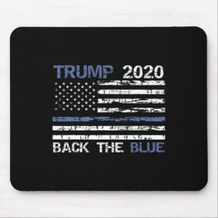 Tapis De Souris Trump Ck Le Blue Mince Ligne Bleue Police Soutien
