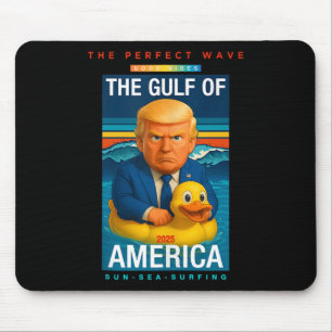 Tapis De Souris Trump Coloré Drôle Dans Le Golfe Des États-Unis Am