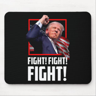 Tapis De Souris Trump combat les combattants partisans américains