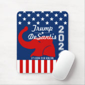 TAPIS DE SOURIS TRUMP DESANTIS 2024 BIBLICAL (Avec souris)