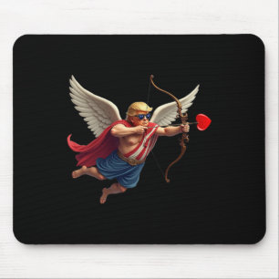 Tapis De Souris Trump drôle cœur Saint Valentin