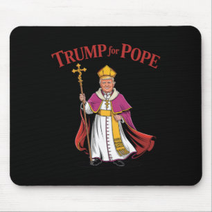 Tapis De Souris Trump drôle pour la répub de la papauté catholique