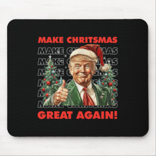 Tapis De Souris Trump drôle Rendre Noël super à nouveau moche sueu