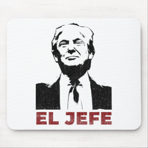 Tapis De Souris Trump El Jefe Cinco De Mayo Hommes Vintages Enfant