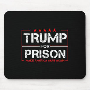 Tapis De Souris Trump en prison 2025 Drôle Trump _1