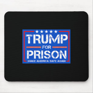 Tapis De Souris Trump en prison 2025 Drôle Trump 2