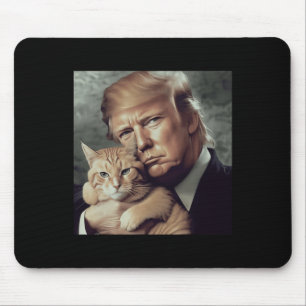 Tapis De Souris Trump Et Chat - Drôle Trump Cat Meme
