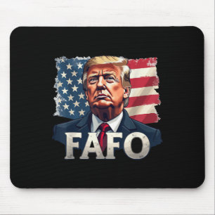 Tapis De Souris Trump Fafo Découvrez notre drapeau Vintage