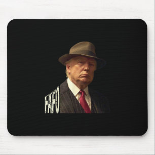 Tapis De Souris Trump Fafo Design Uni-adultes Noir Humoristique Mo