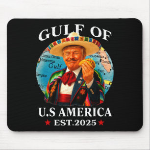 Tapis De Souris Trump Golfe Des États-Unis Depuis 2025 Mexique Tru