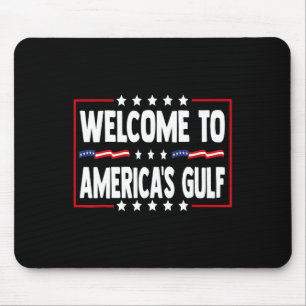 Tapis De Souris Trump Golfe Des États-Unis Golfe Drôle Du Mexique