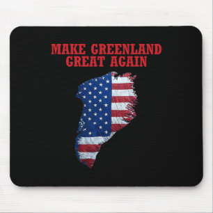 Tapis De Souris Trump Groenland États-Unis Drapeau Rendre le Groen