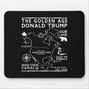 Tapis De Souris Trump Groenland Panama Canal Canada Mexique G