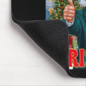 Tapis De Souris Trump, le président de la fête de Noël, je serai à (Coin)