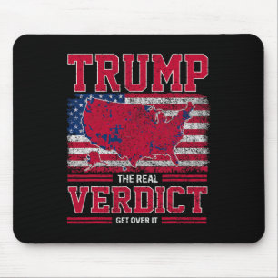 Tapis De Souris Trump Le Véritable Verdict Remettez-Le Drapeau Amé